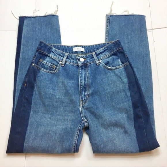 Envll Enbrenda brock High rise Raw Hem Mom Jeans - Picture 3 of 7